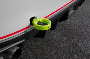 Subaru WRX STI Tow Hook Kit - Rear - Perrin Performance - Neon Yellow - `15-`21 Subaru WRX STI Tow Hook Kit - Rear - Perrin Performance - Neon Yellow - `15-`21